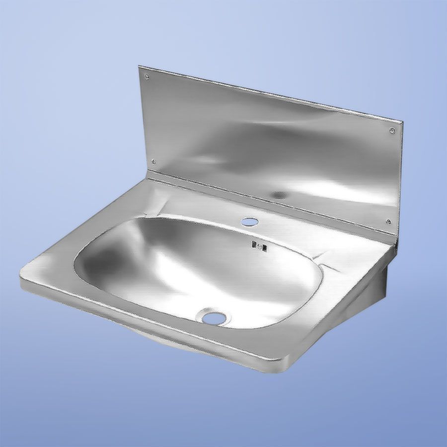 Peto trasero para lavabo inoxidable