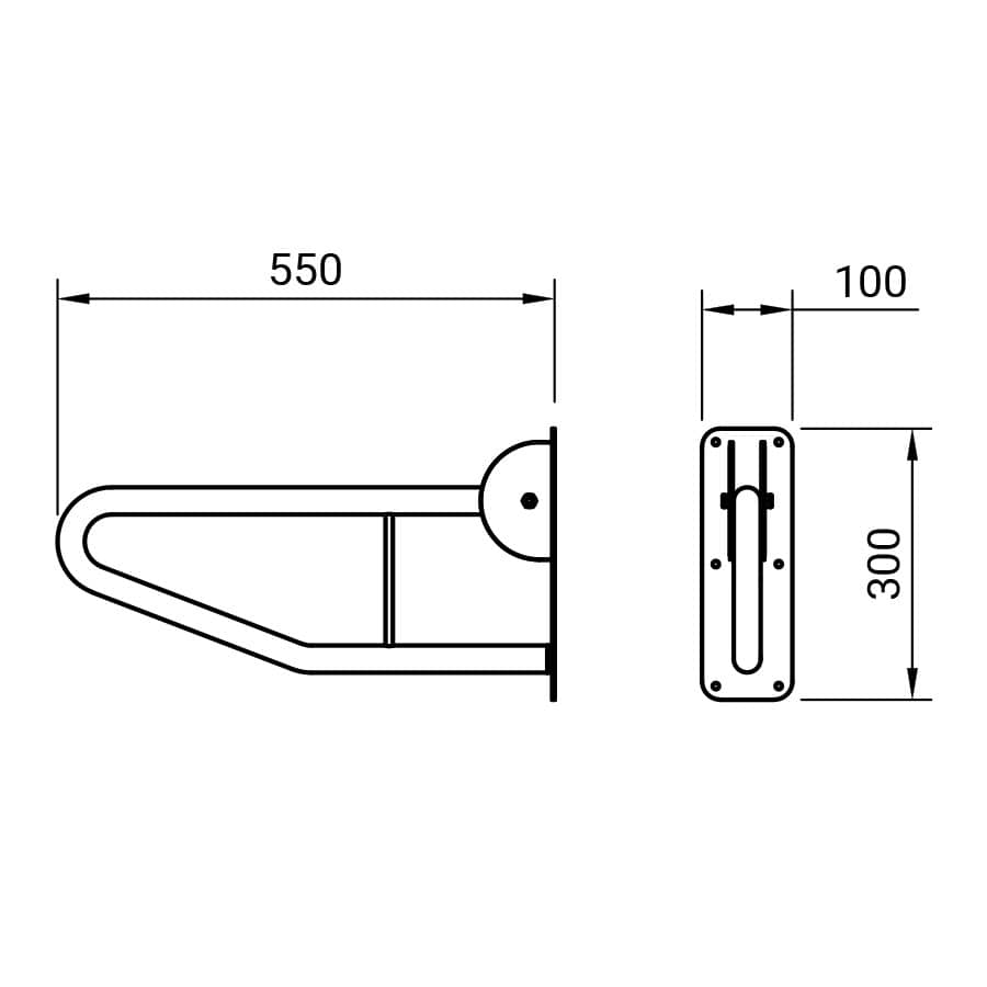 Asidero abatible 550 - Imagen 2
