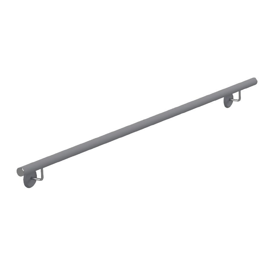 Pasamanos inoxidable satinado ø43x2000